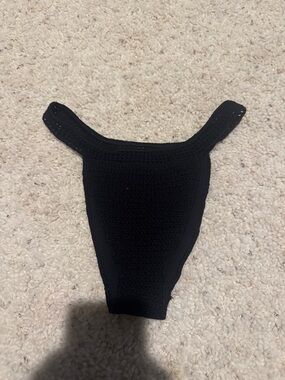 PacSun Black Crochet Bikini Bottom